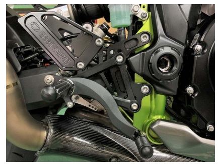BEET 0111-KG3-20 H/B(SV)ハイパーバンク 固定式 18-20 Z900 シルバー ビート バイク パーツ カスタム バックステップ ステップバー 銀 カワサキ｜バイクマン　店