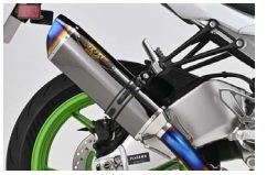 BEET 0223-KI3-MB N-Evo2 TI/MB 24ニンジャZX-6R メタルブラック 6.2kg ビート バイク パーツ カスタム ナサートエボリューション マフラー フルエキ