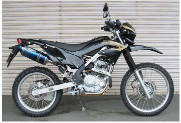 BEET 0228-KF4-BL N-Evo2 SO Ti/BL KLX230 ブルーチタン ビート バイク パーツ カスタム ナサートエボリューション スリップオン マフラー