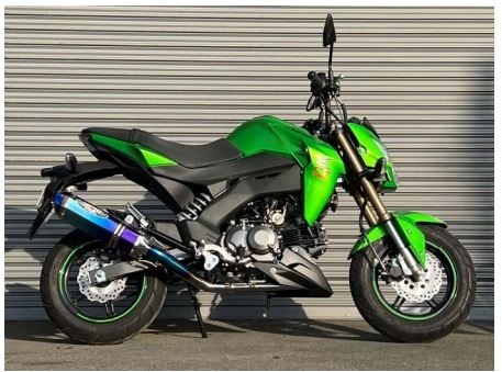BEET 0255-KD5-50 N-Evo Mini TI/TI Z125 PRO クリアチタン ビート バイク パーツ カスタム ナサートエボリューション フルエキゾーストマフラー｜バイクマン　店
