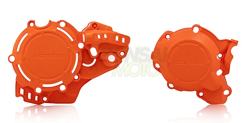 アチェルビス 0023674 エンジンケースガード オレンジ KTM ハスクバーナ