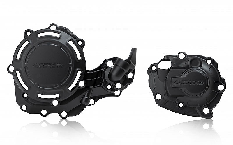 アチェルビス 0024024 エンジンケースガード ブラック ヤマハ YZ450FX(21-22) YZ450F(18-22)