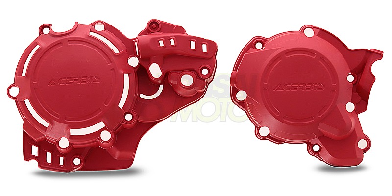 アチェルビス 0024639 エンジンケースガード レッド ガスガス EC250/300(21-22)