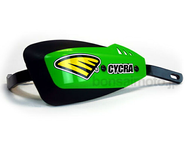 CYCRA サイクラ 7800-72 シリーズ1ハンドガード クランプなし グリーン ボンサイモト