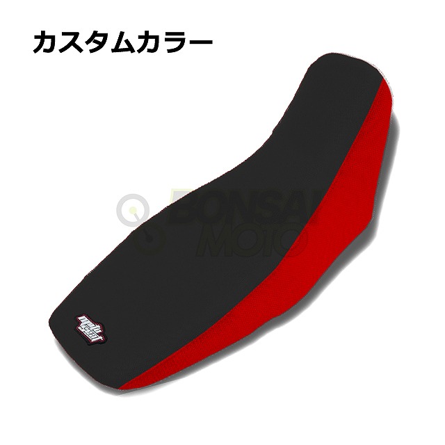 MOTO SEAT モトシート HONDA ホンダ GROM125 13-15 ツートン シートカバー ルビーレッド×TM ブルー
