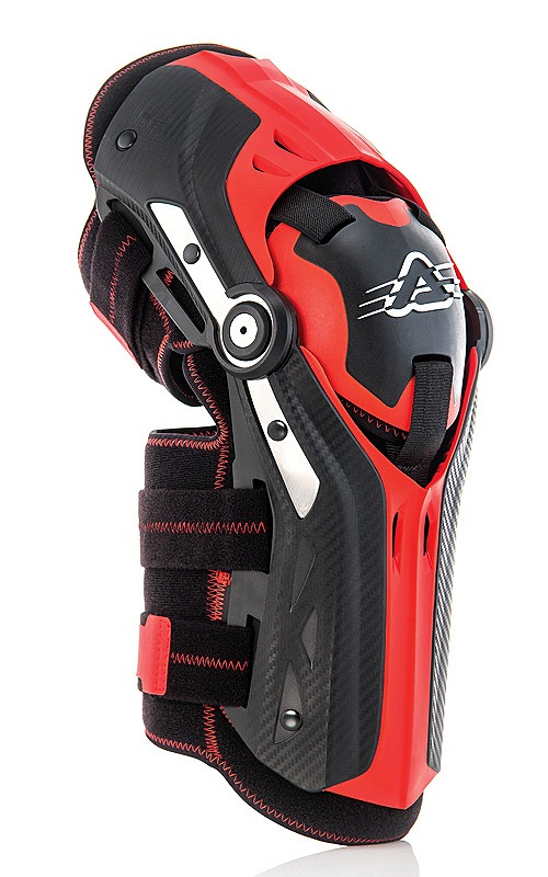 ACERBIS アチェルビス 0022114 ゴリラ ニーシンガード ブラック/レッド 膝 ひざ 保護 プロテクター