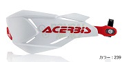 ACERBIS アチェルビス 0022397 Xファクトリー ハンドガード ホワイト/レッド