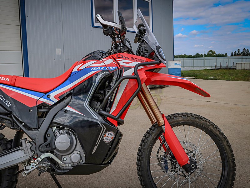 アウトバックモーターテック OBM-CRF300-CB-bk クラッシュバー マットブラック CRF250ラリー ボンサイモト|バイクマン 店