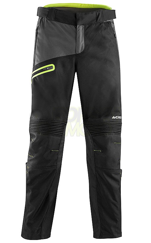 ACERBIS アチェルビス 0022424 エンデューロ1 バギーパンツ ブーツカットタイプ ブラック/フラッシュイエロー 32 オフロード ズボン モトパン