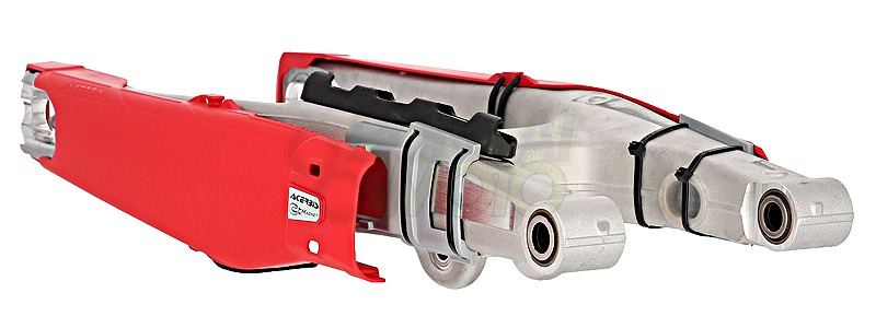 ACERBIS アチェルビス 0024875 スイングアームカバー シルバー/レッド GASGAS EC/EC-F/MC/MC-F用|バイクマン 店
