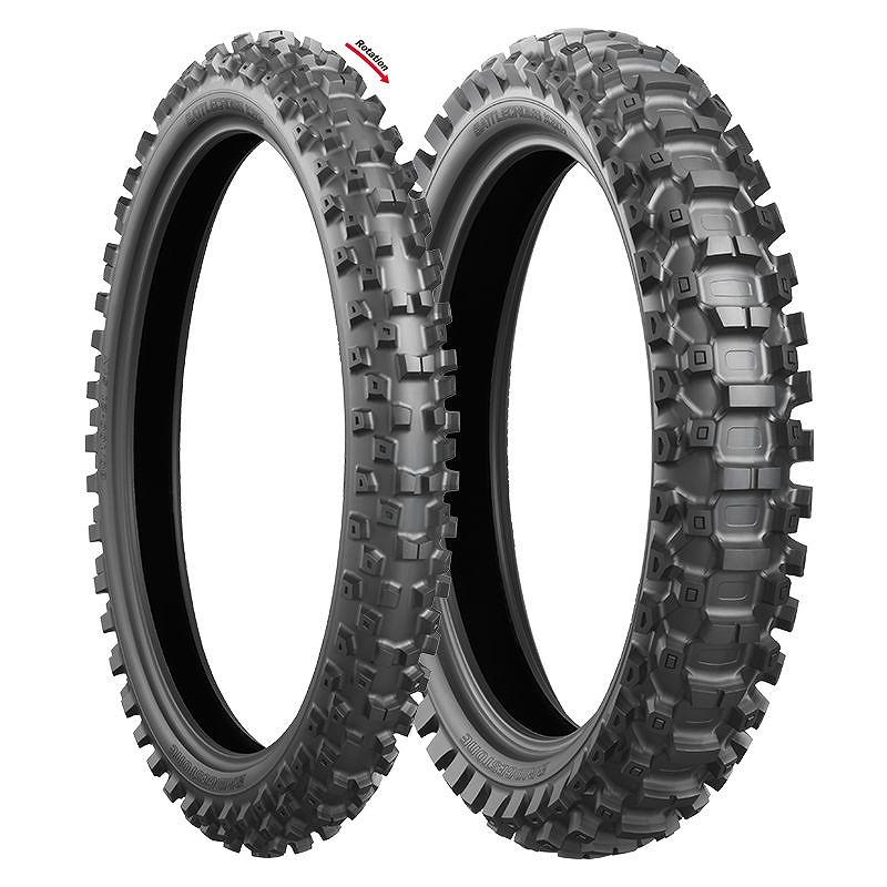 ブリヂストン MCS01333 バトルクロス X20 110/100-18 64M リア チューブタイプ 二輪車用 バイクタイヤ オフロード モトクロス レース ソフト