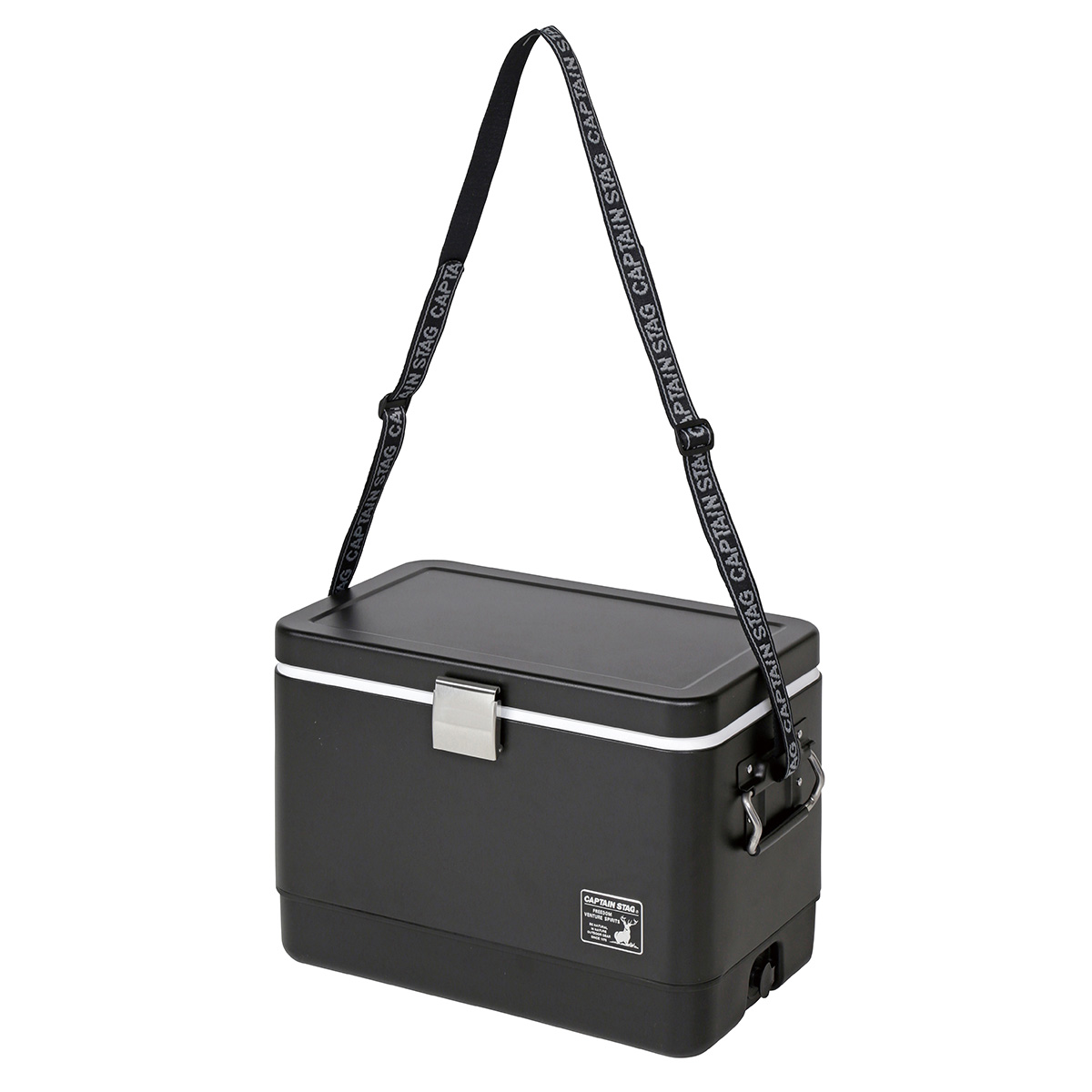 キャプテンスタッグ UE0081 CSブラックラベル スチールフォームクーラー 25L 保冷ボックス クーラーボックス バーベキュー アウトドア キャンプ UE-0081 UE-81