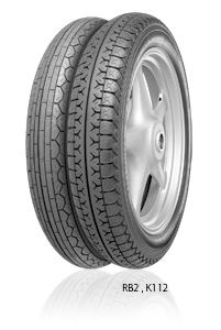 コンチネンタル RB2 3.25-19 M/C 54H Reinf TL フロント 1本 クラシック ツーリング タイヤ バイク 二輪車