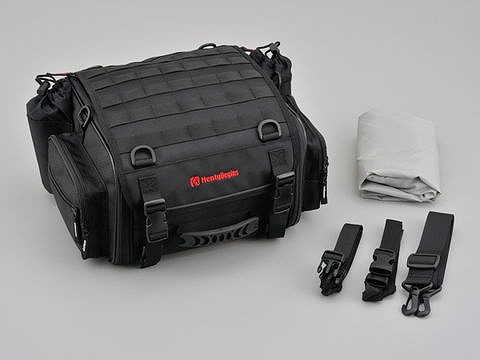 デイトナ 96719 ヘンリービギンズ ツーリングシートバッグ DH-717 ブラック Sサイズ 20～26L 鞄 かばん カバン バッグ ツーリング シート バック 日帰り 1泊 旅行｜バイクマン　店