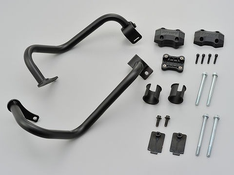 デイトナ 97699 パイプエンジンガード スチール製マットブラック塗装仕上げ 左右分割タイプ CB1100EX CB1100RS エンジンガード フェンダーレス アンダーガード 補修パーツ