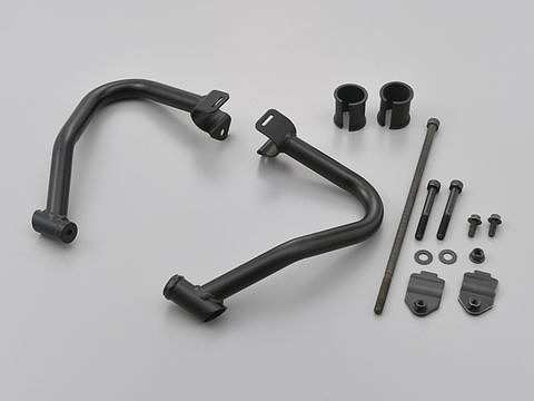 デイトナ 99258 パイプエンジンガード UPPER スチール製マットブラック塗装仕上げ 左右分割タイプ(対称形状) エンジンガード フェンダーレス アンダーガード 補修パーツ