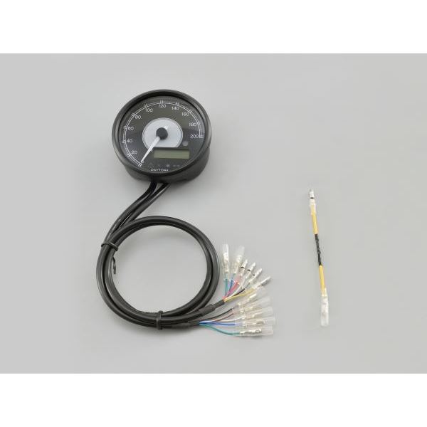 デイトナ 48143 VELONA 電気式タコ&スピードメーター Φ80 15000rpm バイク 速度計 電装|バイクマン 店