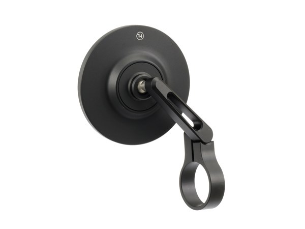 デイトナ 32659 ハイサイダー コネロ XS バーエンドミラー マットブラック 左右共通 1個入り バイク ツーリング 鏡 薄型