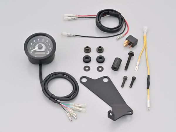 デイトナ 33103 VELONA タコメーターキット ブラックリム/ブラックボディー Φ60 CL250/500 バイク 速度計