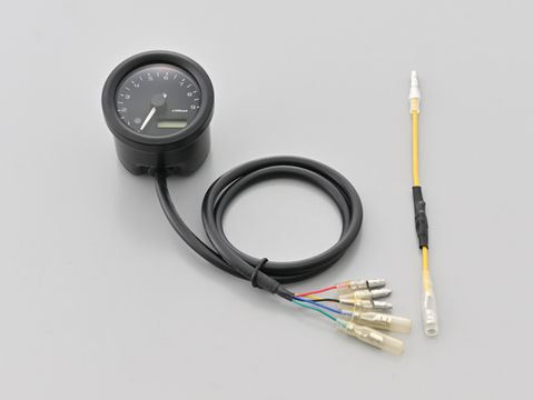 デイトナ 44198 VELONA 電気式タコメーター ブラック Φ48 バイク