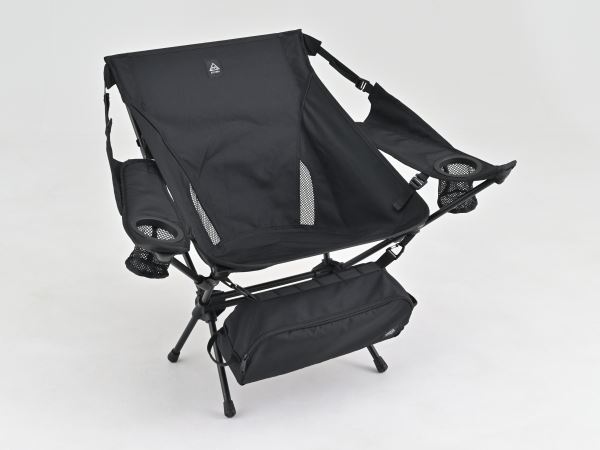 デイトナ 60894 広々とした/レストチェア 黒いこと 約H67×W85×D56糎 ツーリングキャンプ設備 アウトドア女性議長 幕営女性議長