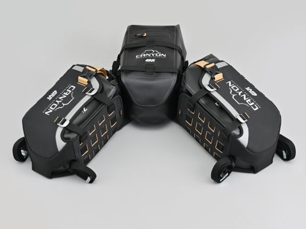 ジビ 63464 GRT721B 防水サイドバッグ16L＆シートバッグ12L 3点セット バッグ ハードケース 防水バッグ