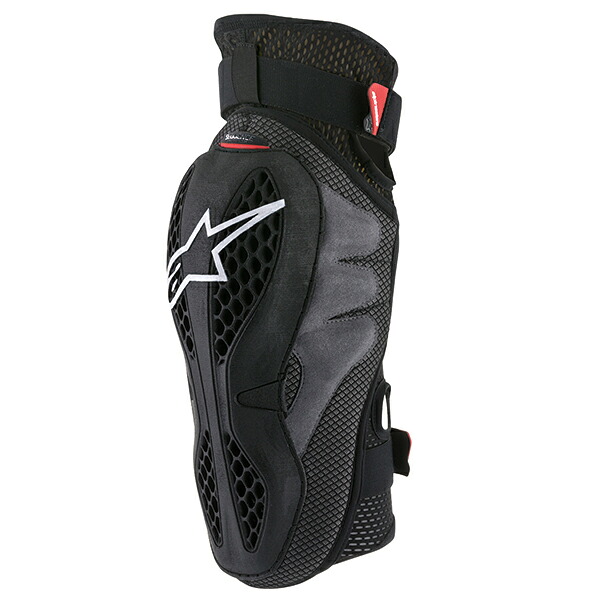 アルパインスターズ Alpinestars 6502618-13-S/M シークエンス ニープロテクター ブラック/レッド S/Mサイズ メンズ 男性用 膝 ひざ オフロード モトクロス ダートフリーク