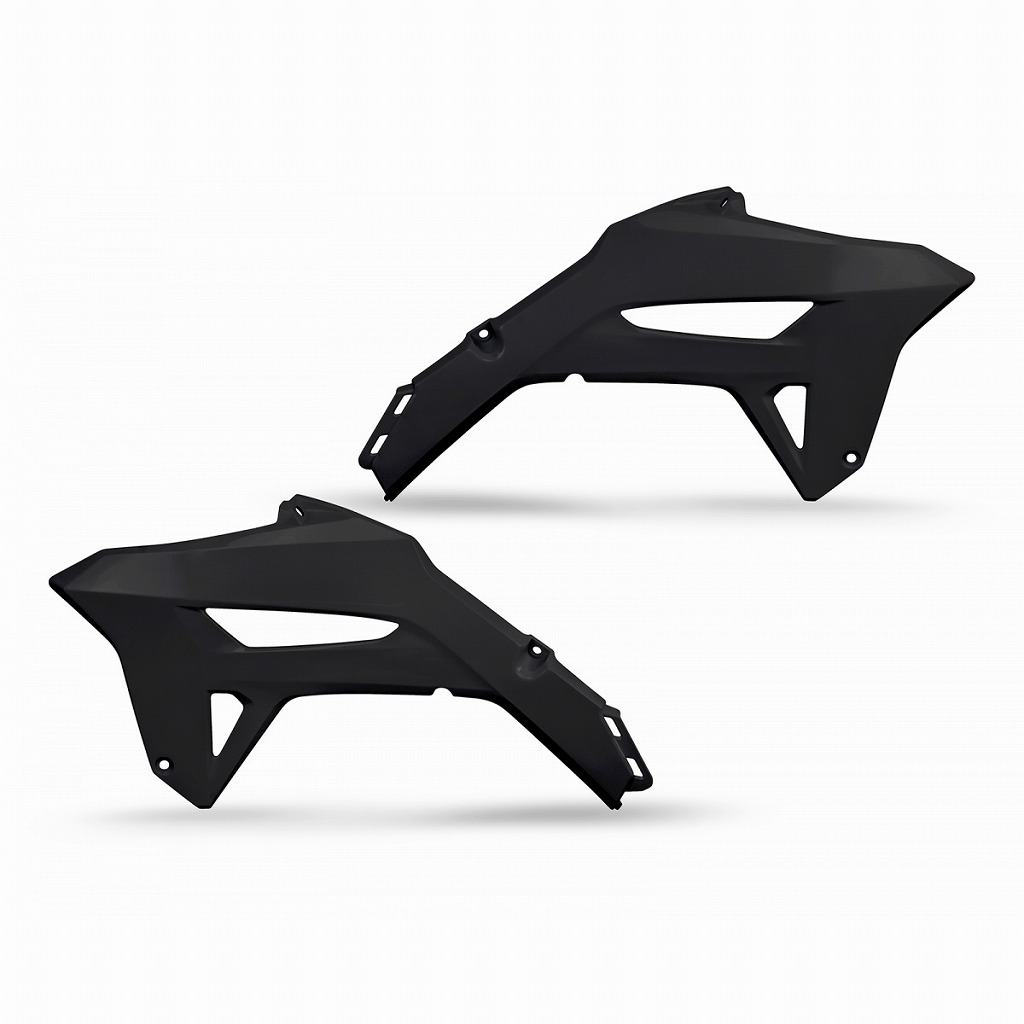 UFO ユーフォープラスト UF-5605-001 HONDA ラジエターシュラウド ブラック CRF450R CRF250R/RX 外装 ダートフリーク