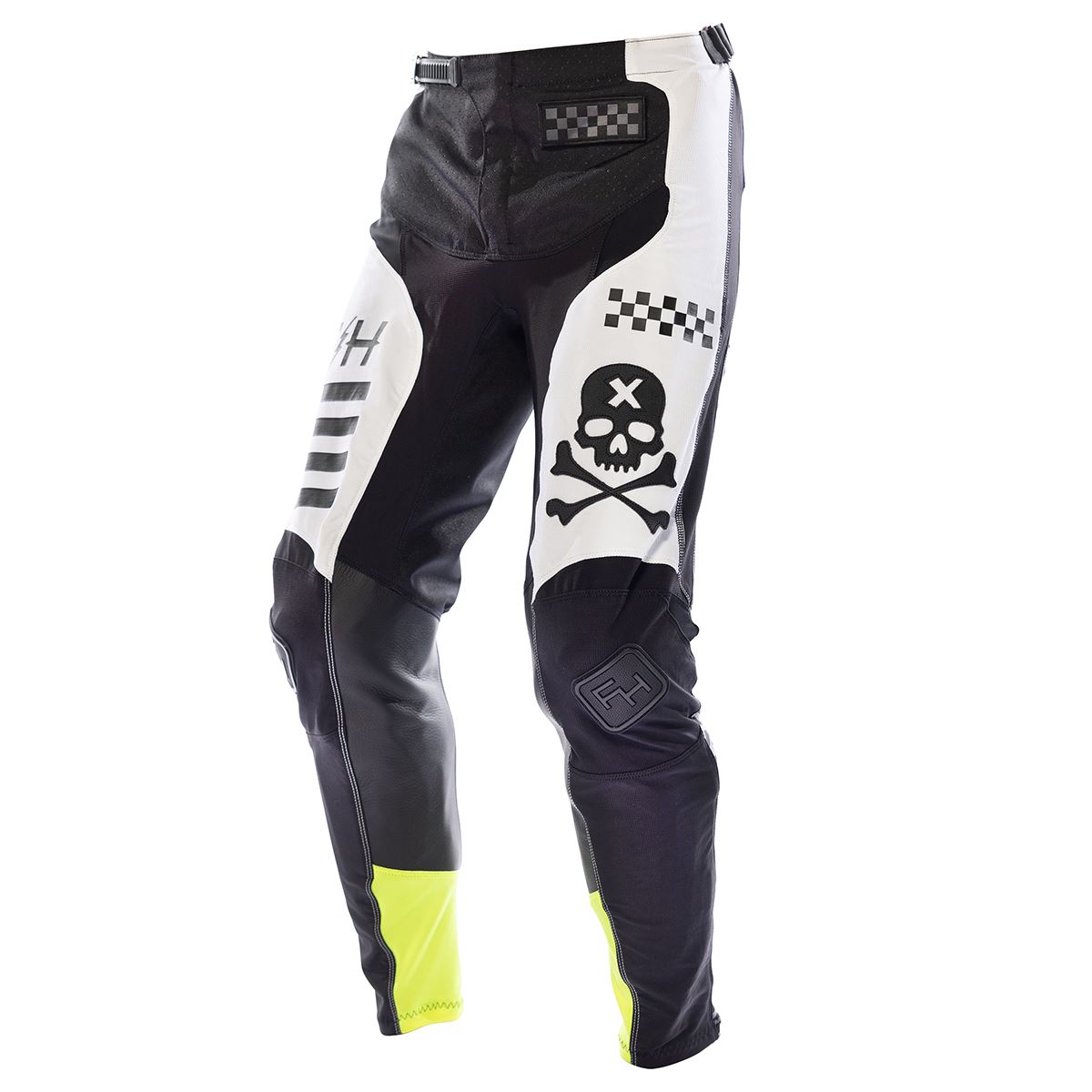 ファストハウス D0722 エルロッドパンツ ルフィオ ホワイト 28インチ バイク ズボン ストレッチ メッシュ 4175-1028
