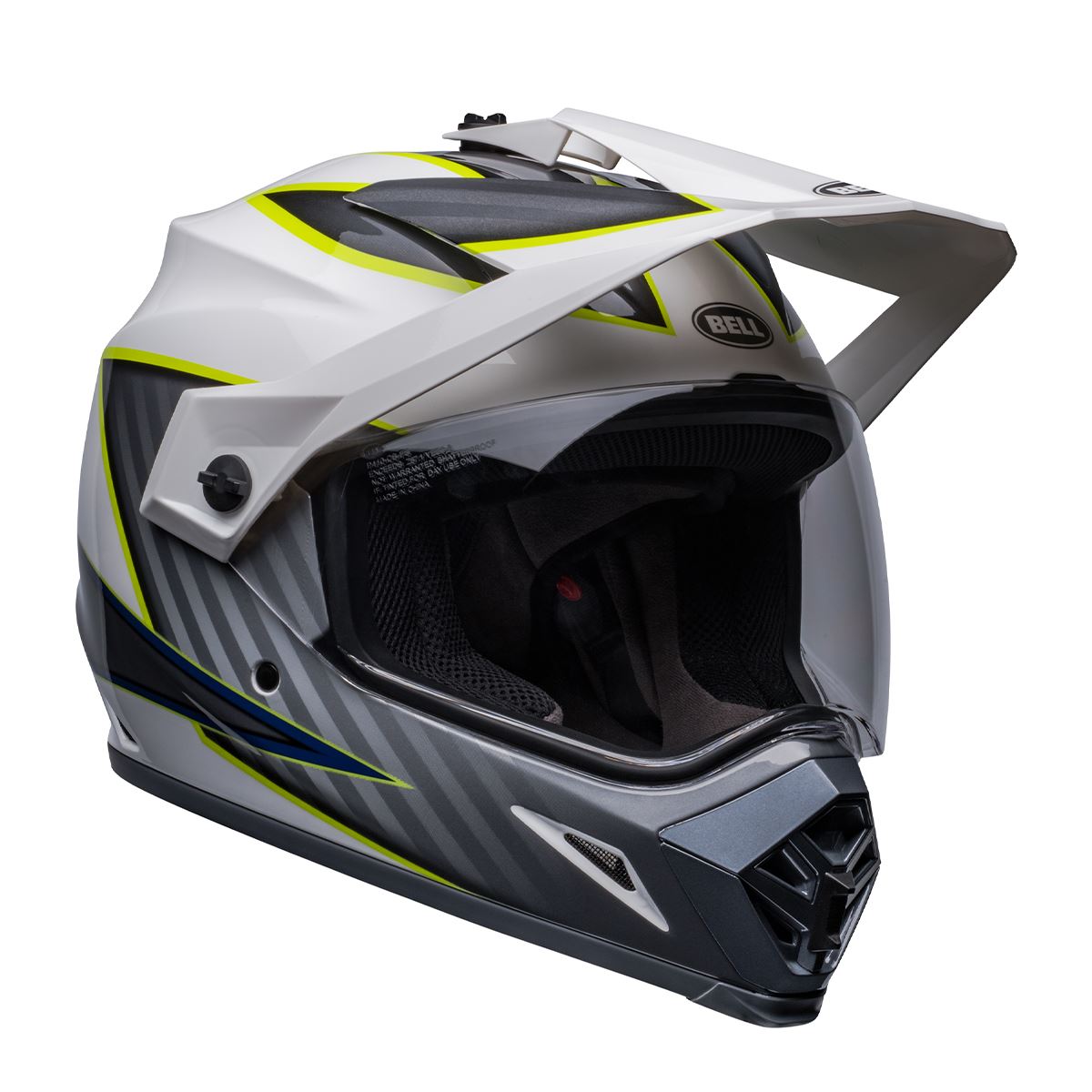 BELL D2770 MX-9 MIPS アドベンチャー ヘルメット ダルトン ホワイト/ハイビズイエロー S(55-56cm) バイク 頭 保護 フルフェイス 7136410