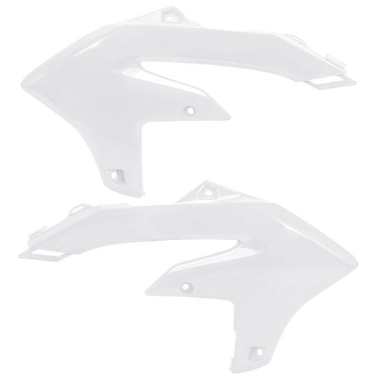 UFO F1996 ラジエターシュラウド ホワイト YZF250F/450F バイク UF-4892-046