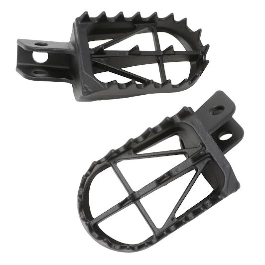 ZETA D3030 ワイドフットペグ クロモリ 50mm KLX110 DRZ50/70 バイク Z48-02-551｜バイクマン　店