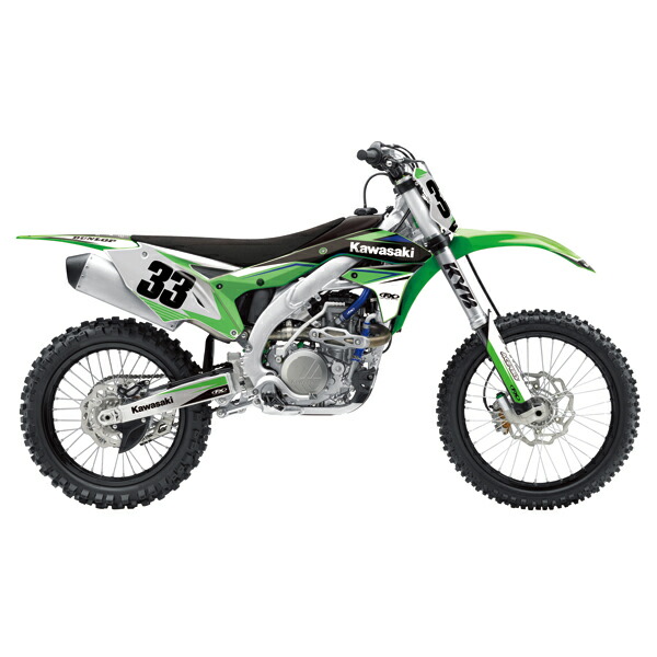 factory effex fx20-01126 kawasaki gurafikkudekaru evo14 kx250f