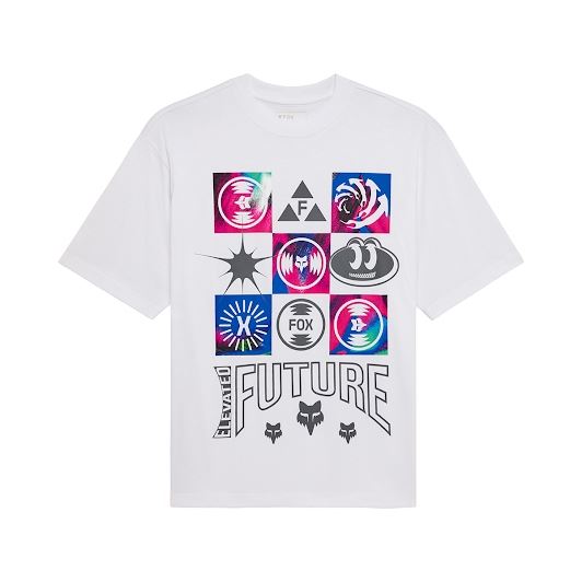 FOX イメージコスモ Tシャツ ホワイト バイク 夏 半袖 カジュアル