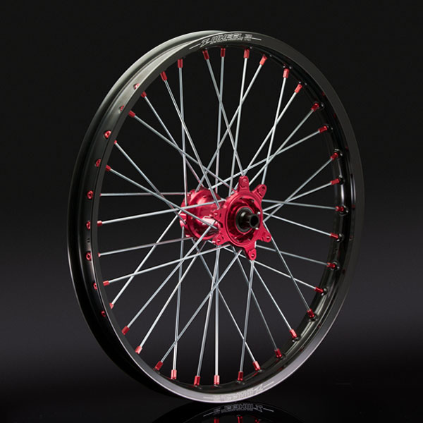 Z-Wheel ｽﾞｨｰｳｨｰﾙ W21-41511 AR1ﾎｲｰﾙｷｯﾄ ﾄﾚｰﾙ ﾌﾛﾝﾄ 21×1.60 ｽﾃﾝﾚｽｽﾎﾟｰｸ ﾚｯﾄﾞﾊﾌﾞ/ﾌﾞﾗｯｸﾘﾑ/ﾚｯﾄﾞﾆｯﾌﾟﾙ CRF250L/CRF250M ﾀﾞｰﾄﾌﾘｰｸ