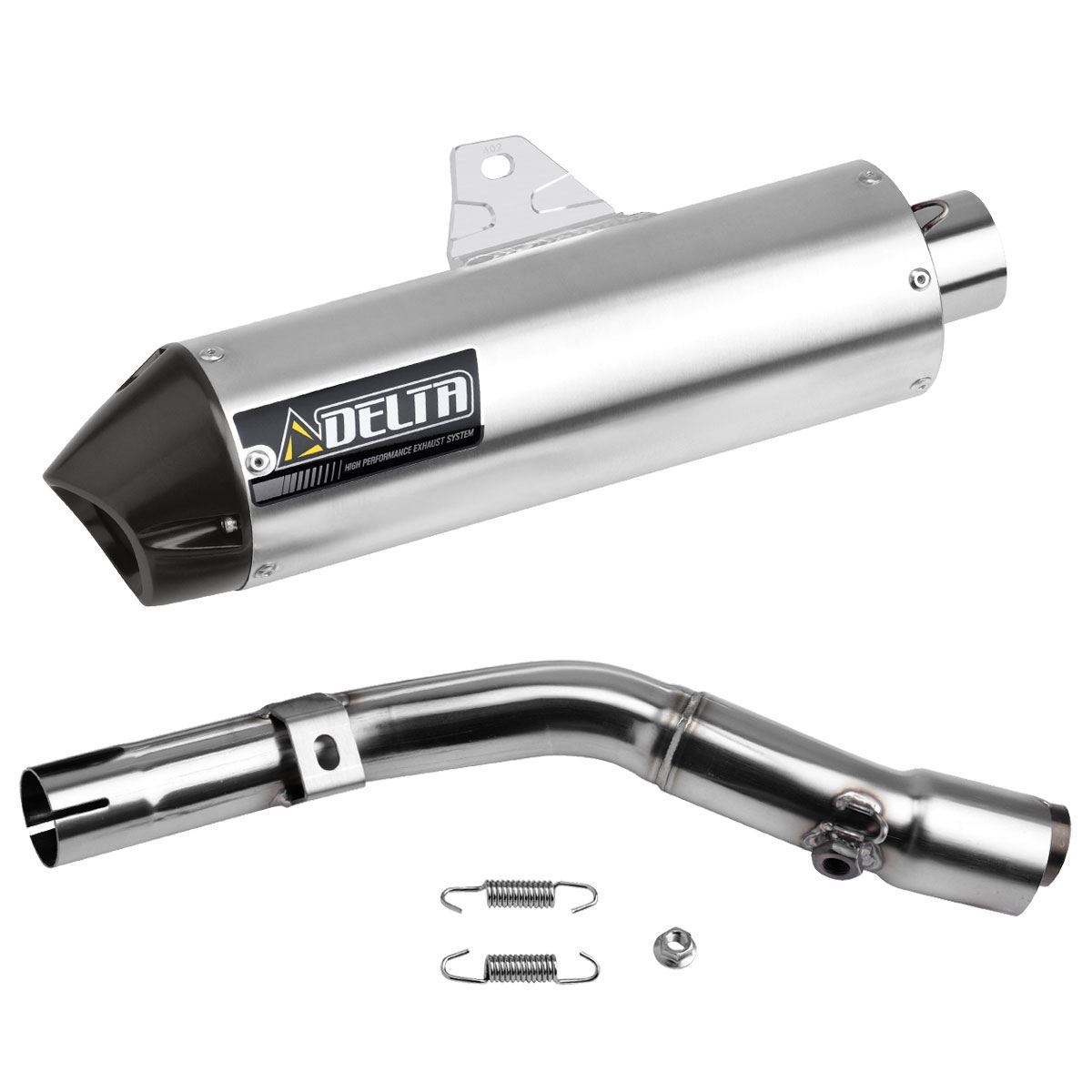 ダートフリーク DELTA DL30-6401 バレル4サイレンサー スリップオン KLX230/S KLX230SM バイク レース専用品 94db以下 トレードインタイプ G5082