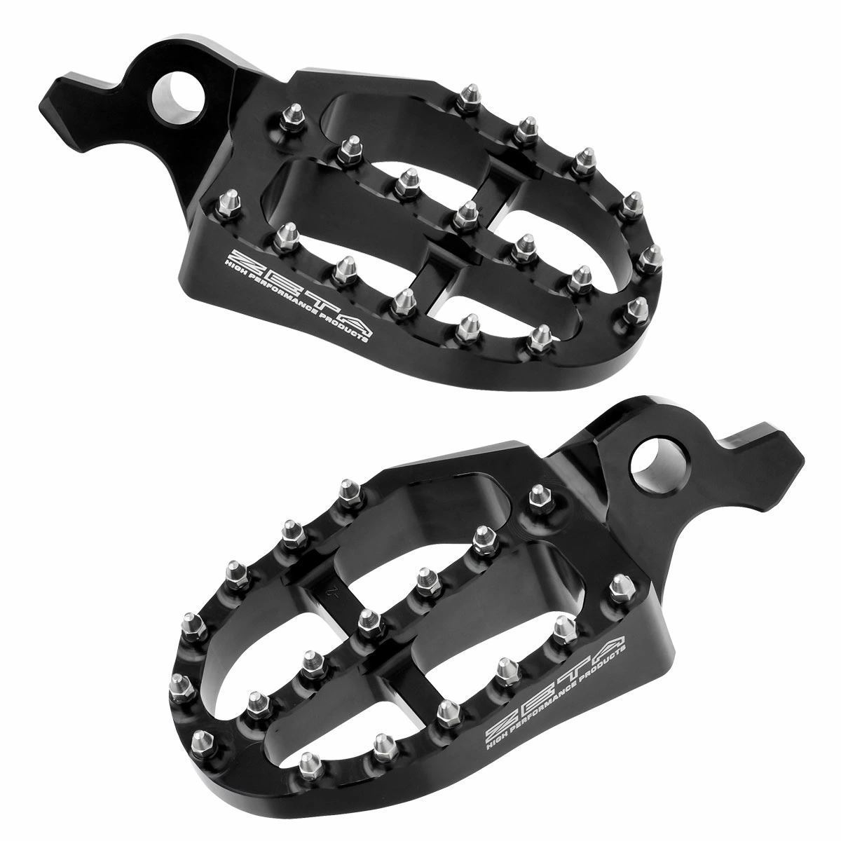 ダートフリーク ZETA ZE93-1630 アルミフットペグ ブラック YZ250F YZ450F YZ250FX YZ450FX WR250F WR450F バイク G5993