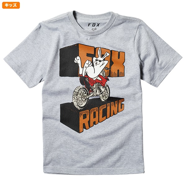 楽天市場 Fox フォックス 416 Ym スリーパー Tシャツ ライトヒーサーグレー Ymサイズ ユース用 子供用 半袖tシャツ ダートフリーク バイクマン 楽天市場店