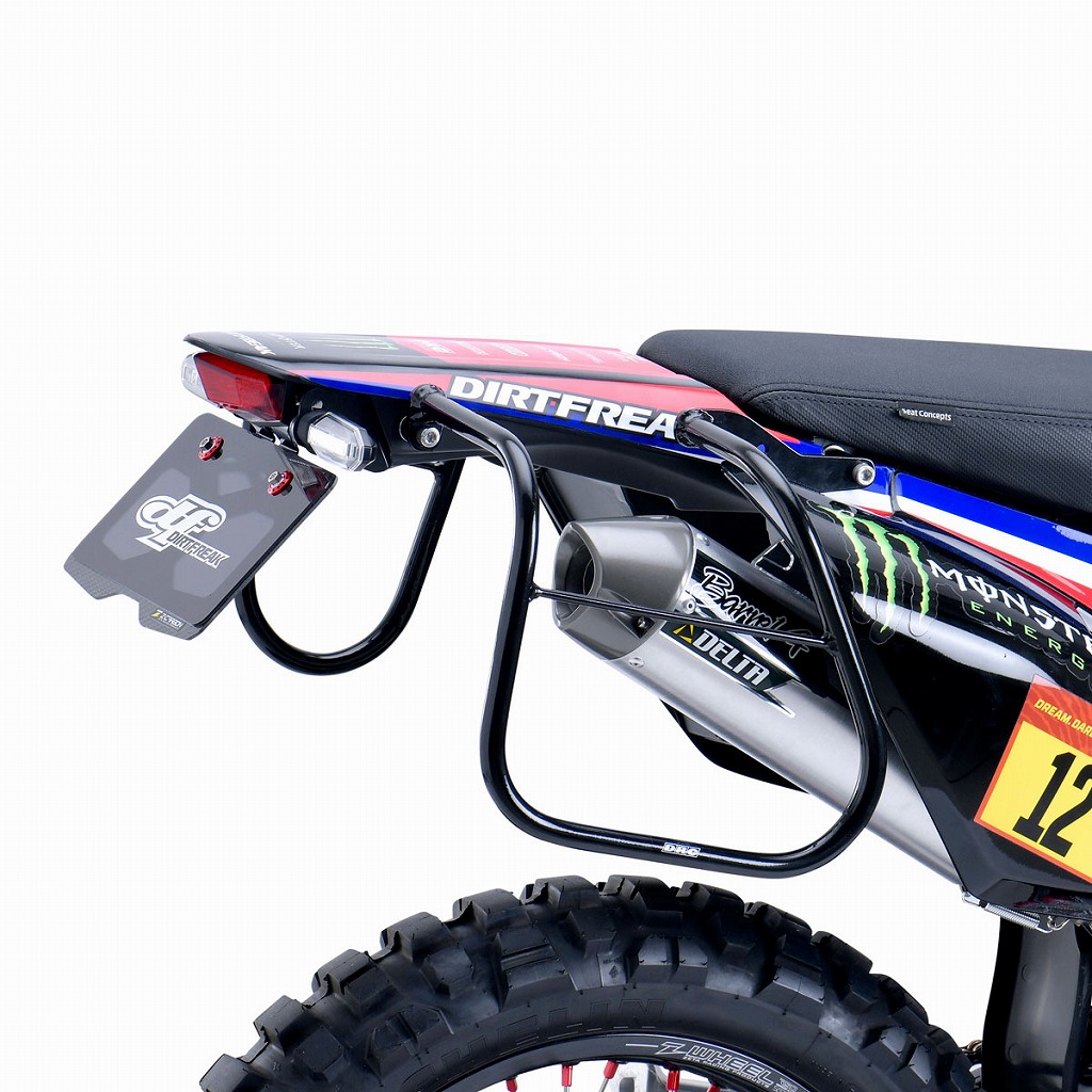 ダートフリーク D60-01-032 DRC サイドバッグサポート ブラック 黒 φ16 CRF250ラリー CRF250ラリー/LD ステー バッグ取付 鞄 荷物 ツーリング オフロード｜バイクマン　店