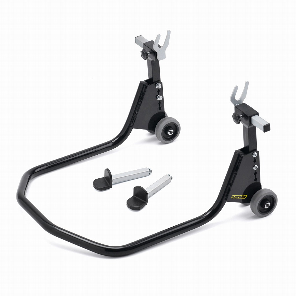 ダートフリーク UN-B2236 UNIT ユニット リヤスタンド アジャスタブル B2236 ブラック 黒 570×570mm チェーン調整 メンテナンス L型 U型 高さ調整可能 リフトアップ 7,671円