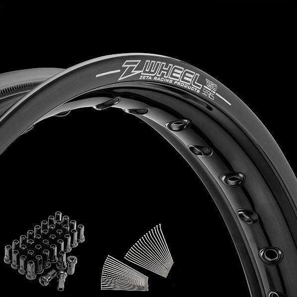 Z Wheel W25 ホイール リムセット Kx250f フロント ブラックリム ブラックニップル Kx250 Kx250f バイク用品 Rmz250 ダートフリーク Z Wheel ズィーウィール W25 リムセット フロント ブラックリム ブラックニップル Kx250 Kx250f Rmz250 ダートフリーク