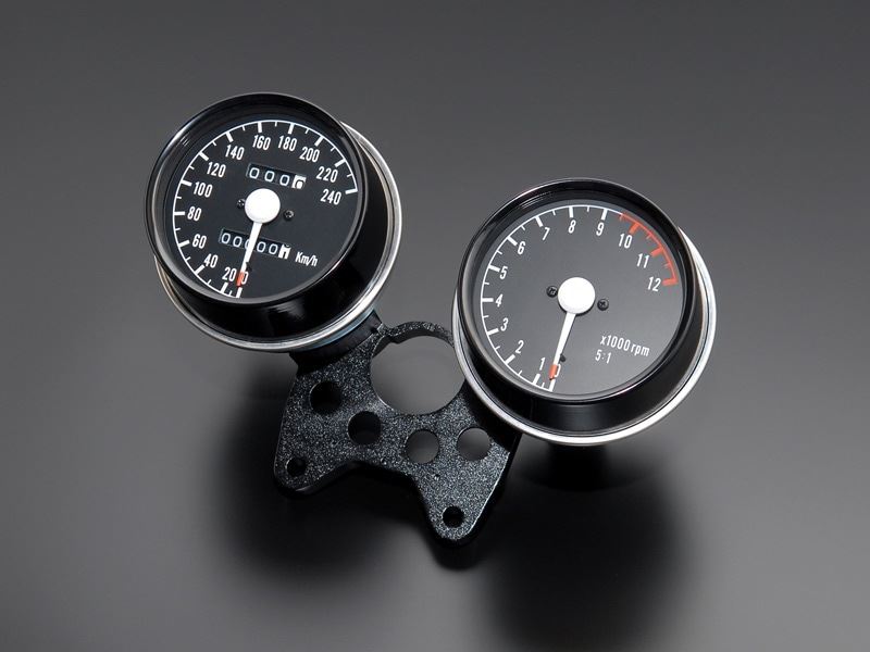 ドレミコレクション 10906 レーシングメーターASSY ブラケット付き Z1/Z2 スピードメーター タコメーター 電装系 パーツ 31,317円
