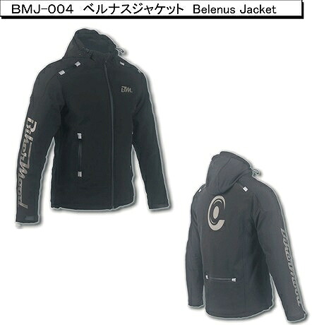 エトスデザイン Bikermood BMJ004BL ベルナスジャケット ブラック Lサイズ エトスデザイン Bikermood BMJ004BL|バイクマン 店