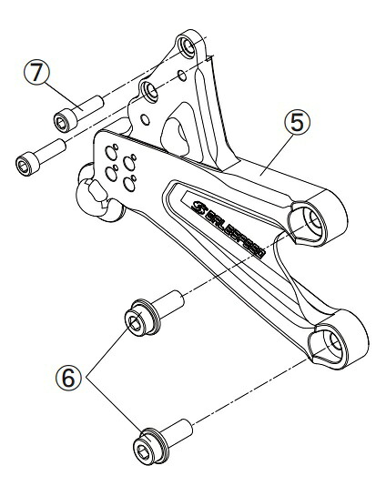 ゲイルスピード FCK5001-R02S リペア FCK メインプレートASSY シフター有 シルバー 右側 GSXR1000R 17 補修部品｜バイクマン　店