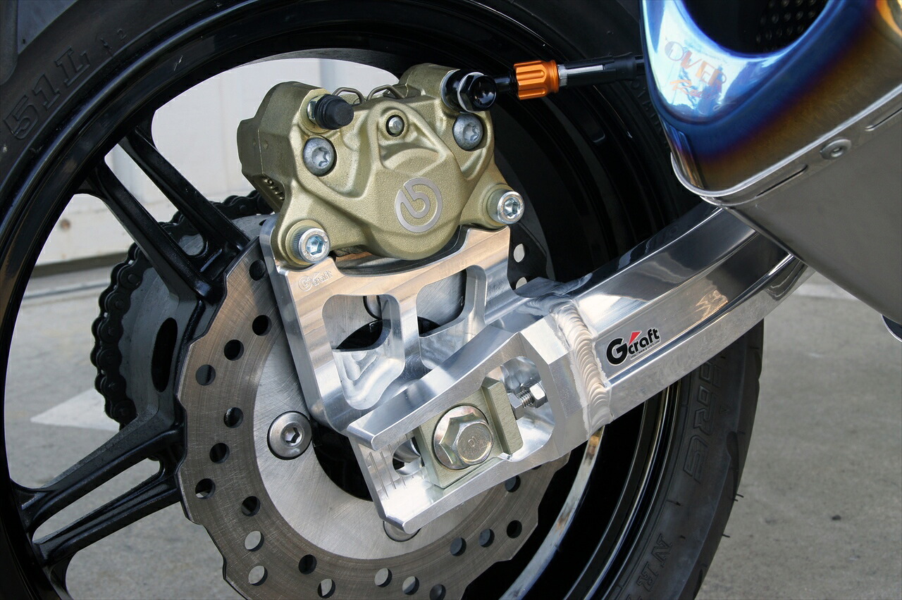 Gクラフト 33193 リアキャリパーサポート シルバーアルマイト Z125プロ