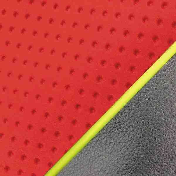 グロンドマン GR71YC270P100 国産シートカバー 被せるタイプ エンボスレッド/黄色パイピング シグナスX(SE12J) 台湾仕様 バイク/二輪車用 6,578円