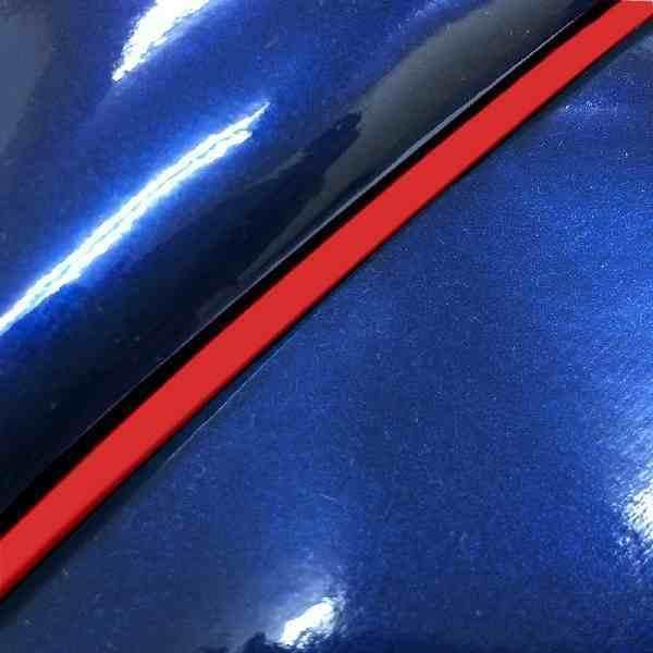 グロンドマン GH24SC570P40 国産シートカバー 張替タイプ エナメルブルー/赤パイピング レッツ2(CA1KA) 外タンク バイク/二輪車用