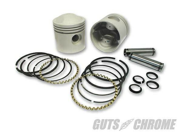 V-TWIN 11-0439 V-TWIN ピストンキット 0.08 EL1000cc用 ガッツ クローム 11-0439