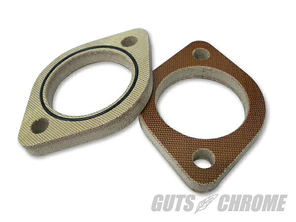 S&S Cycle 16-0491 S&S 1/4インチ インシュレーターブロック ガッツ クローム 16-0491