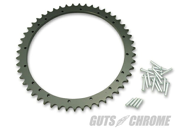 V-TWIN 19-0003 51T リアスプロケット 1967-72年BT 油圧ドラム用 ガッツ クローム 19-0003 13,590円